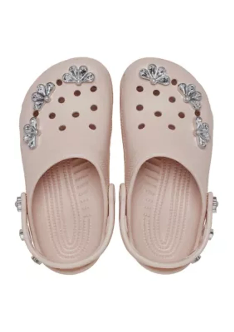 Big Girls Classic Pinnacle Embellished Clogs