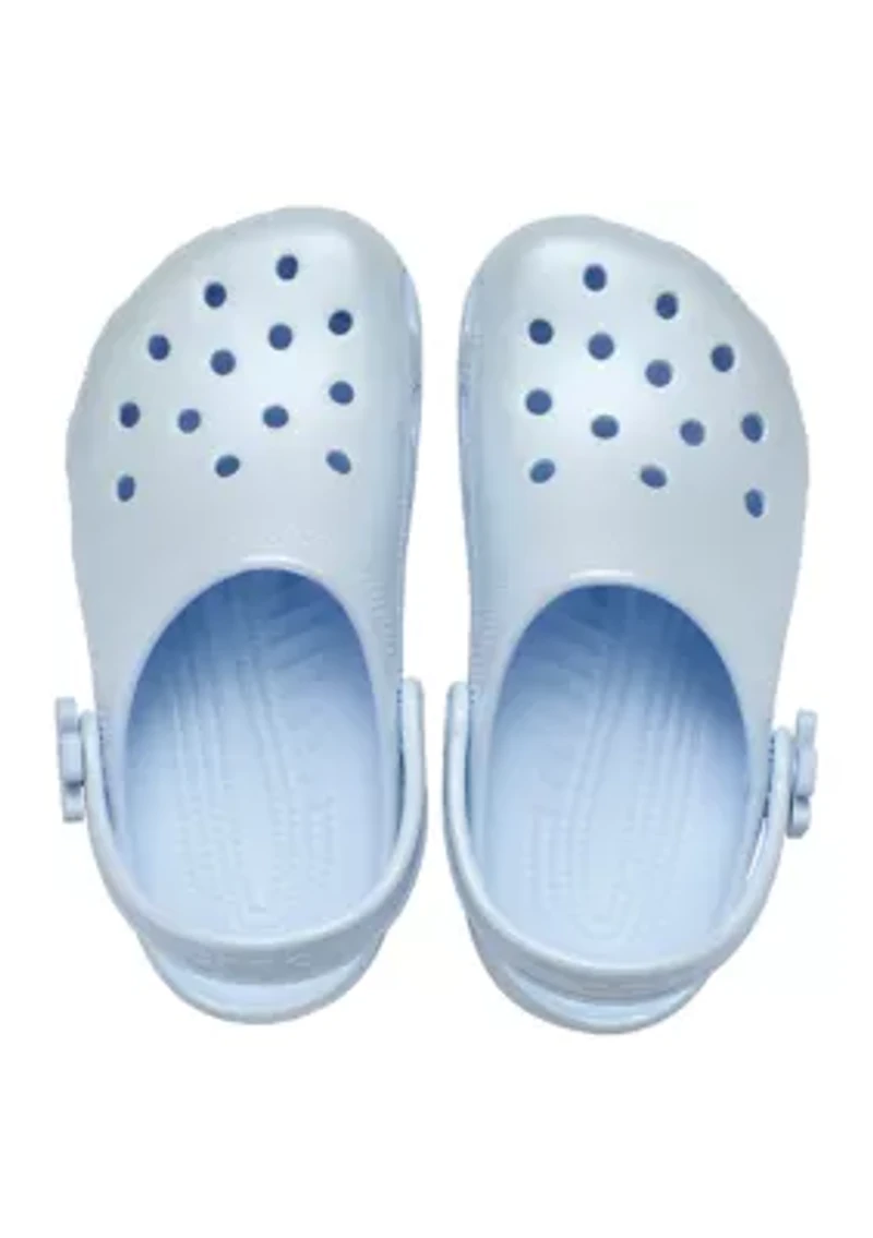 Big Kids Classic Pearl Shine Clogs