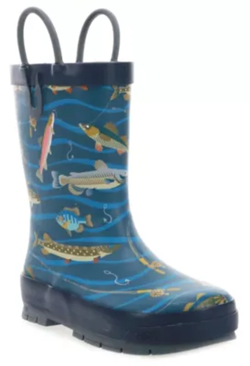 Gone Fishin N Rain Boot