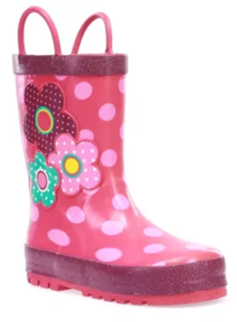Toddler/Youth Girl's Flower Cutie Rain Boot
