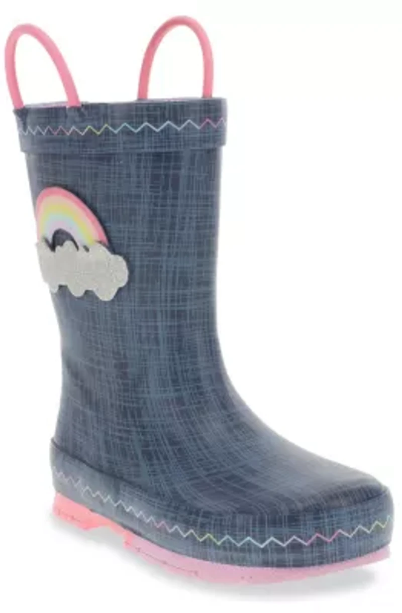 Toddler/Youth Girl's Jean Patch Rain Boot