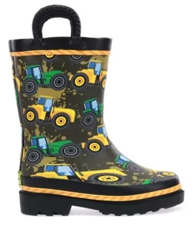 Toddler/Youth Boy's Tractor Tough Rain Boot
