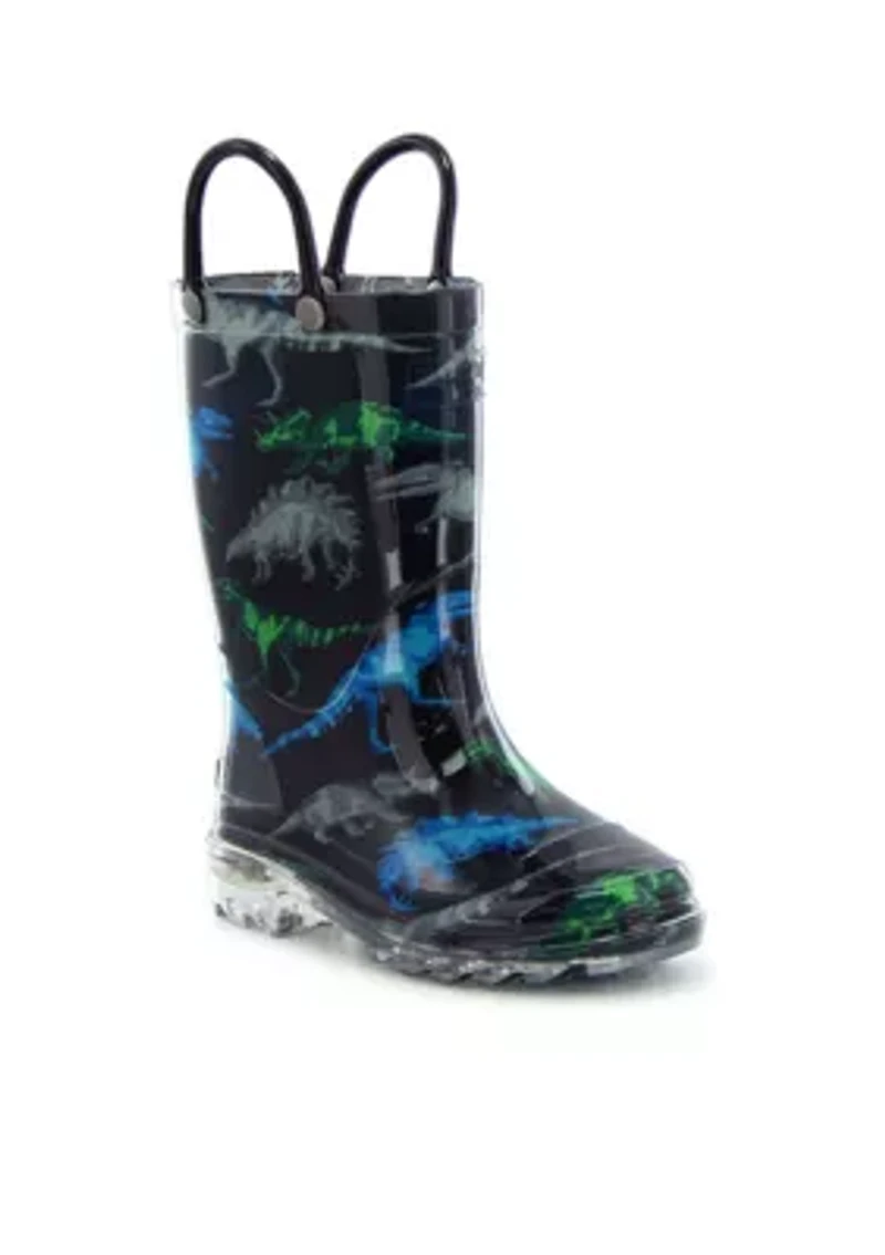Dinosaur Friends Lighted Rain Boots