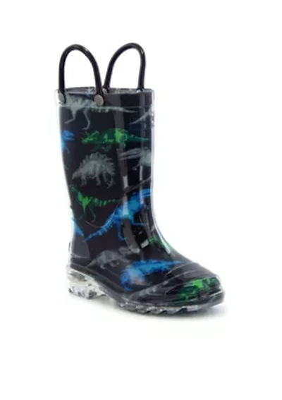 Dinosaur Friends Lighted Rain Boots