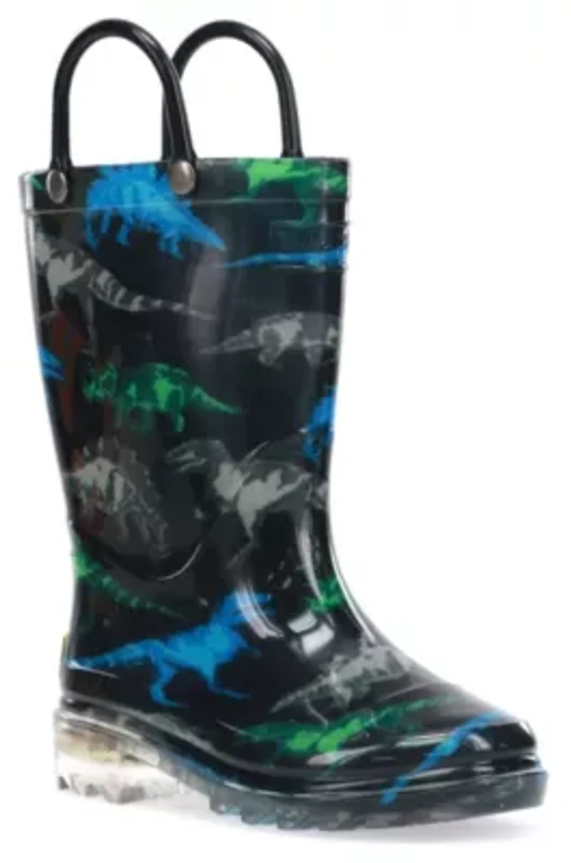 Dinosaur Friends Lighted Rain Boots
