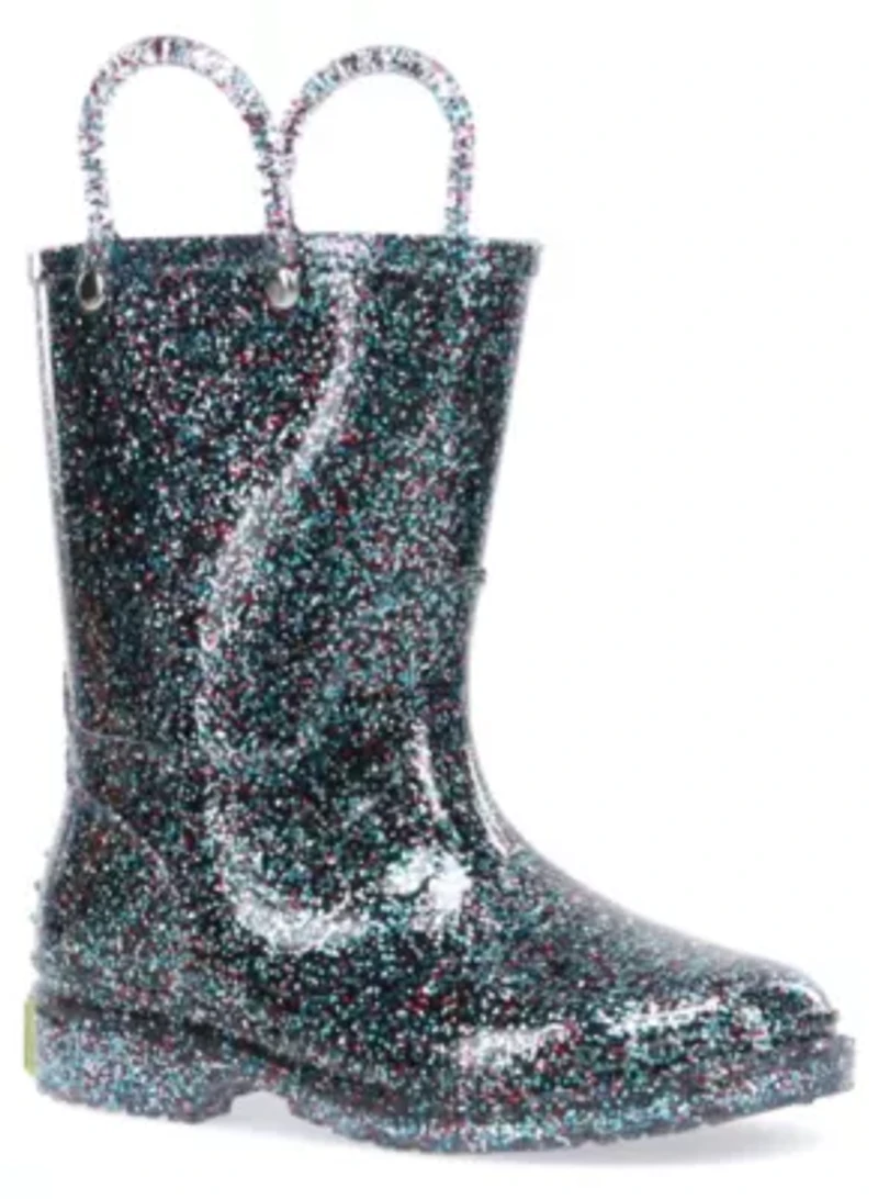 Glitter Pvc Rain Boot