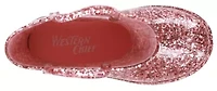 Toddler/Youth Girl's Glitter Rose Gold Rain Boot