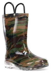 Lighted Pvc Camo Rain Boot