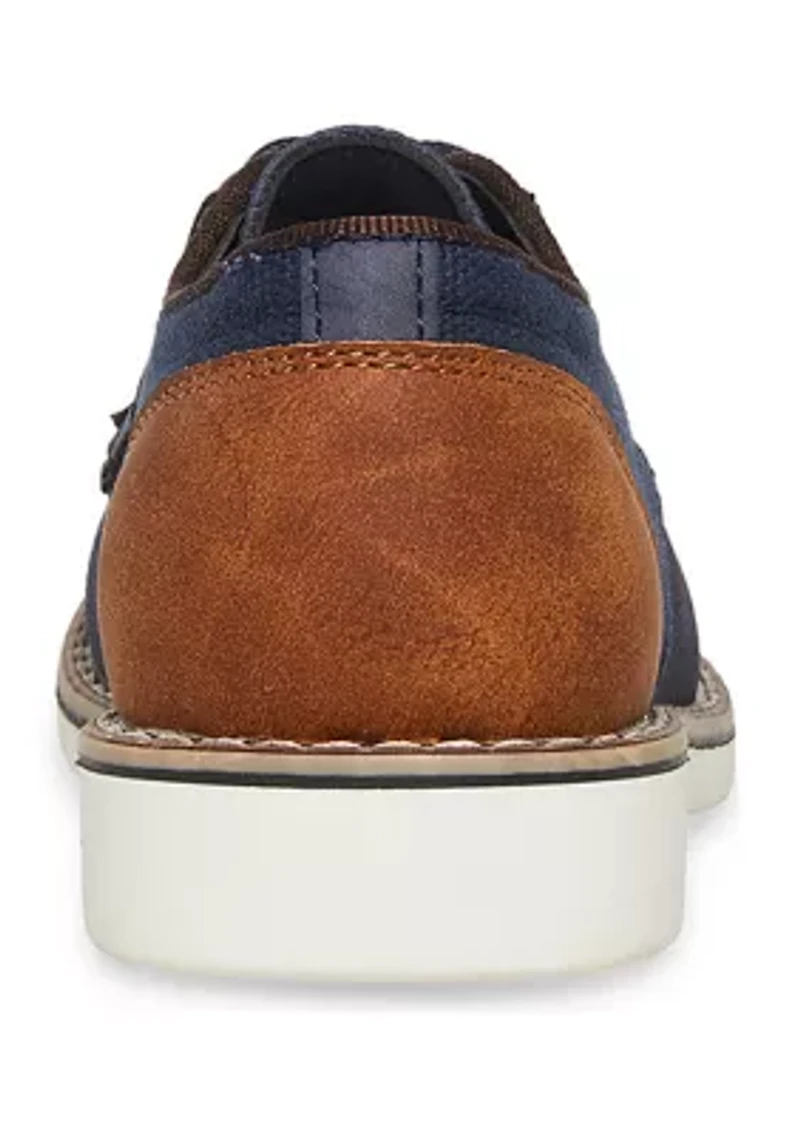 Youth Boys Polyurethane and Canvas Upper Oxfords