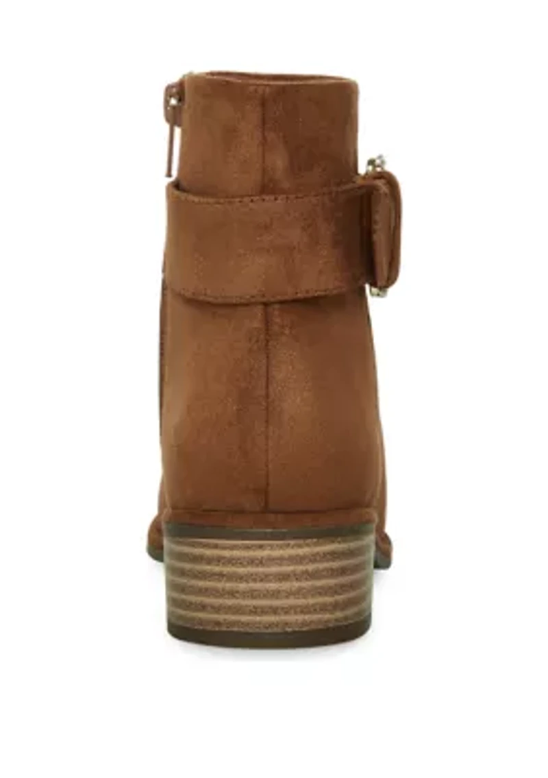 Youth Girls Buckled Booties