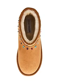 Big Kid Girls Embellished Cozy Boots