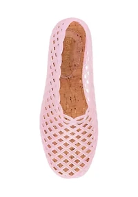 Big Girls Vee Jelly Flats