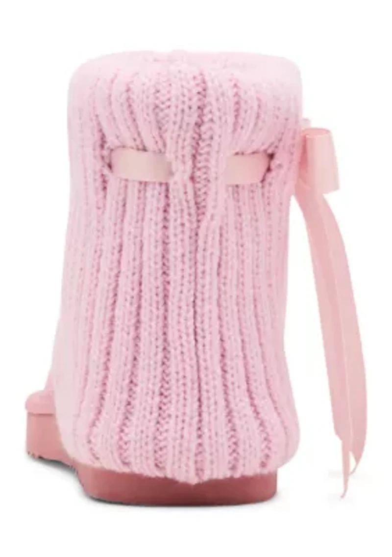 JJAXIE Sweater Collar Booties