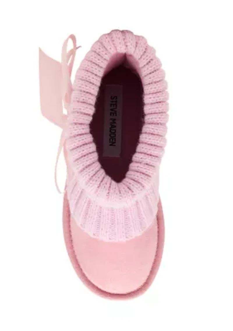 JJAXIE Sweater Collar Booties