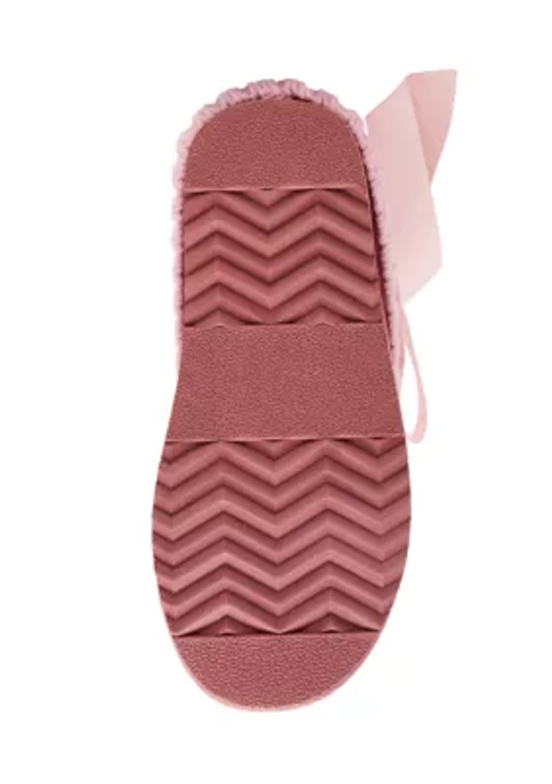 JJAXIE Sweater Collar Booties