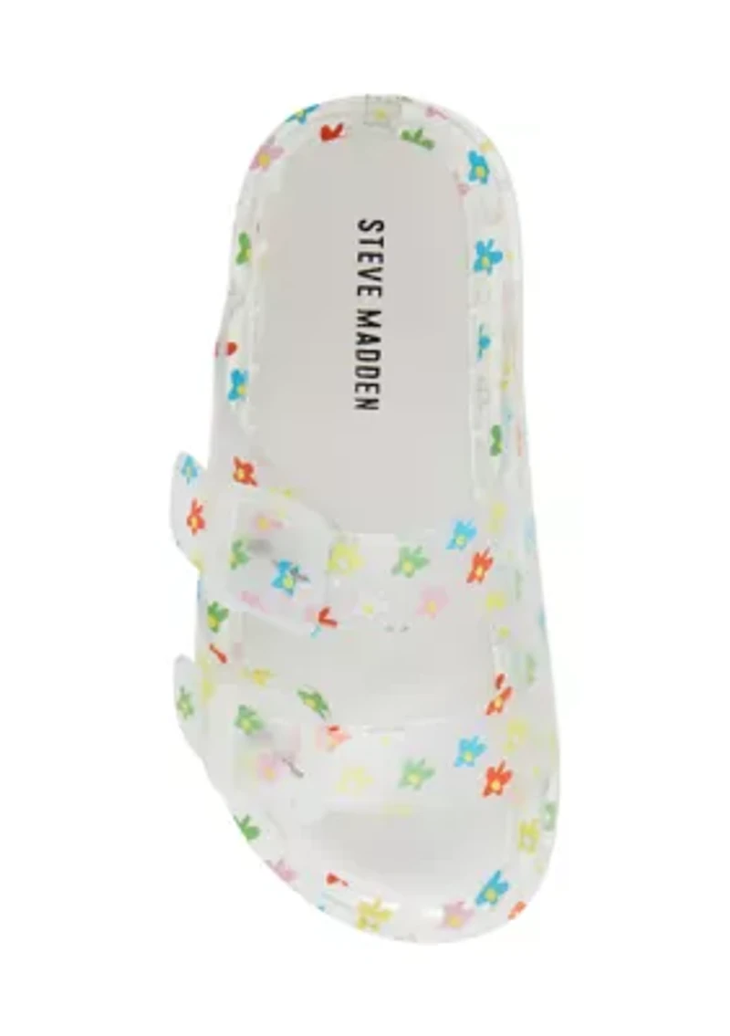 Big Kid Girls Lolli Bouble Banded Slide Sandals