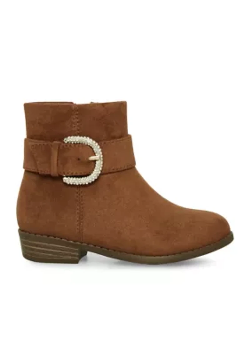 Toddler Girls Buckle Booties