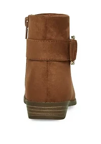 Toddler Girls Buckle Booties