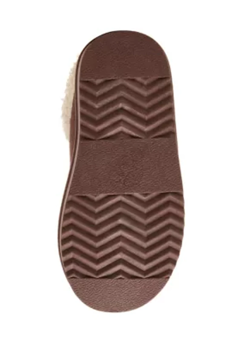 Little Kid Boys Dino Scuff Slippers