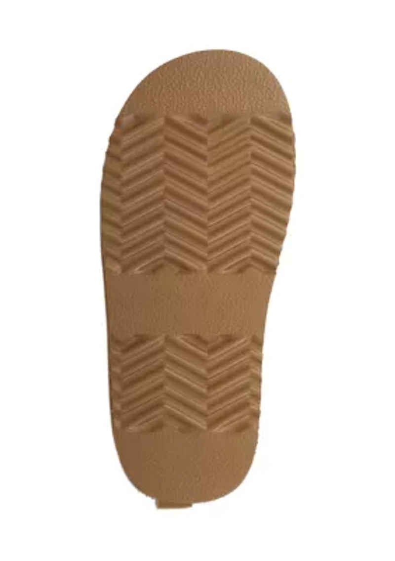 Big Kid Girls Whipstitch Cozy Boots