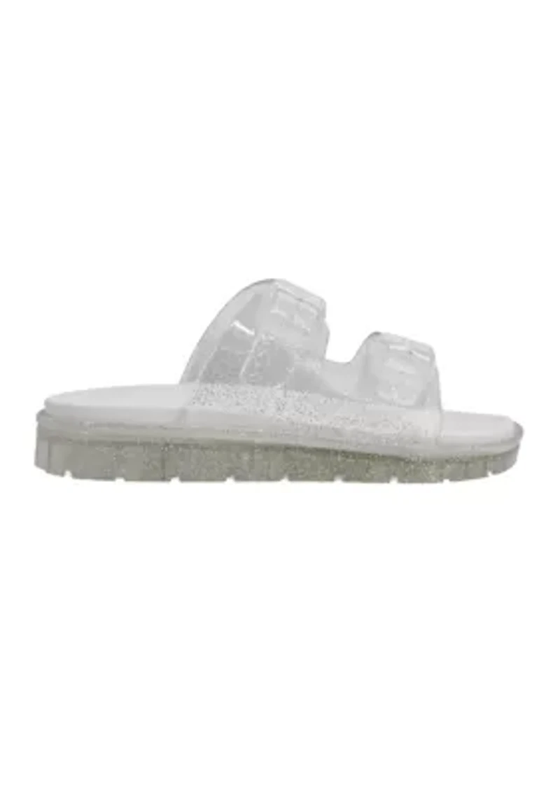 Big Kid Girls Jelly Footbed Sandals