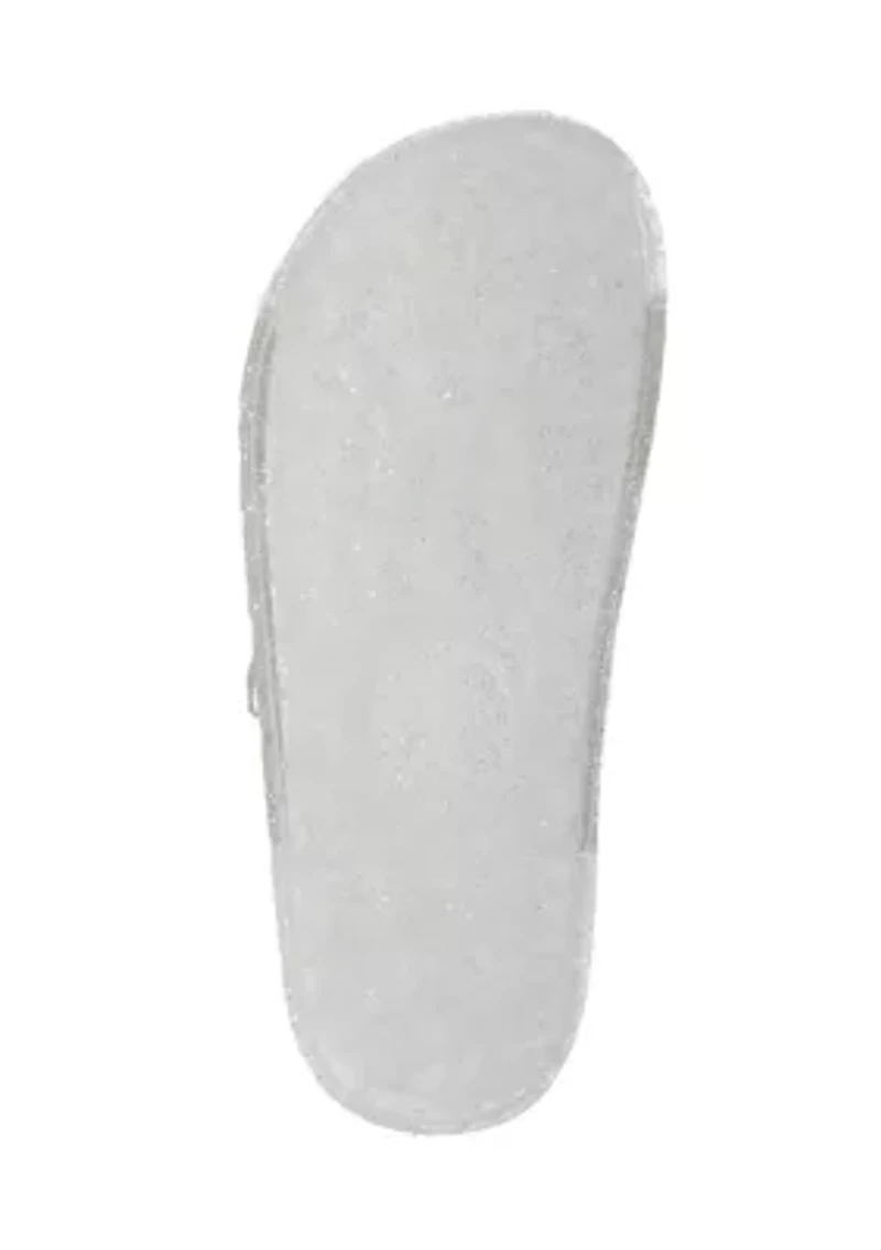 Big Kid Girls Jelly Footbed Sandals