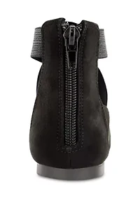 Big Kid Girls Crossband Ankle Flats