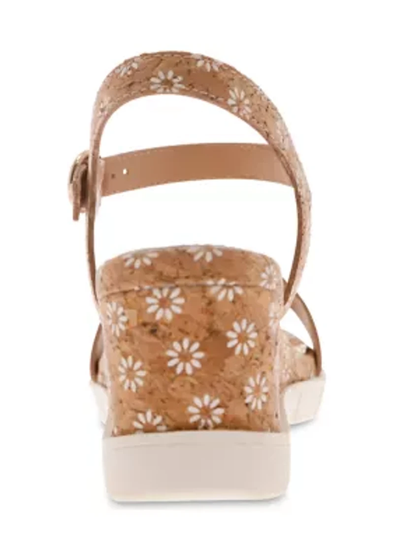 Youth Girls Daisy Wedge Sandals