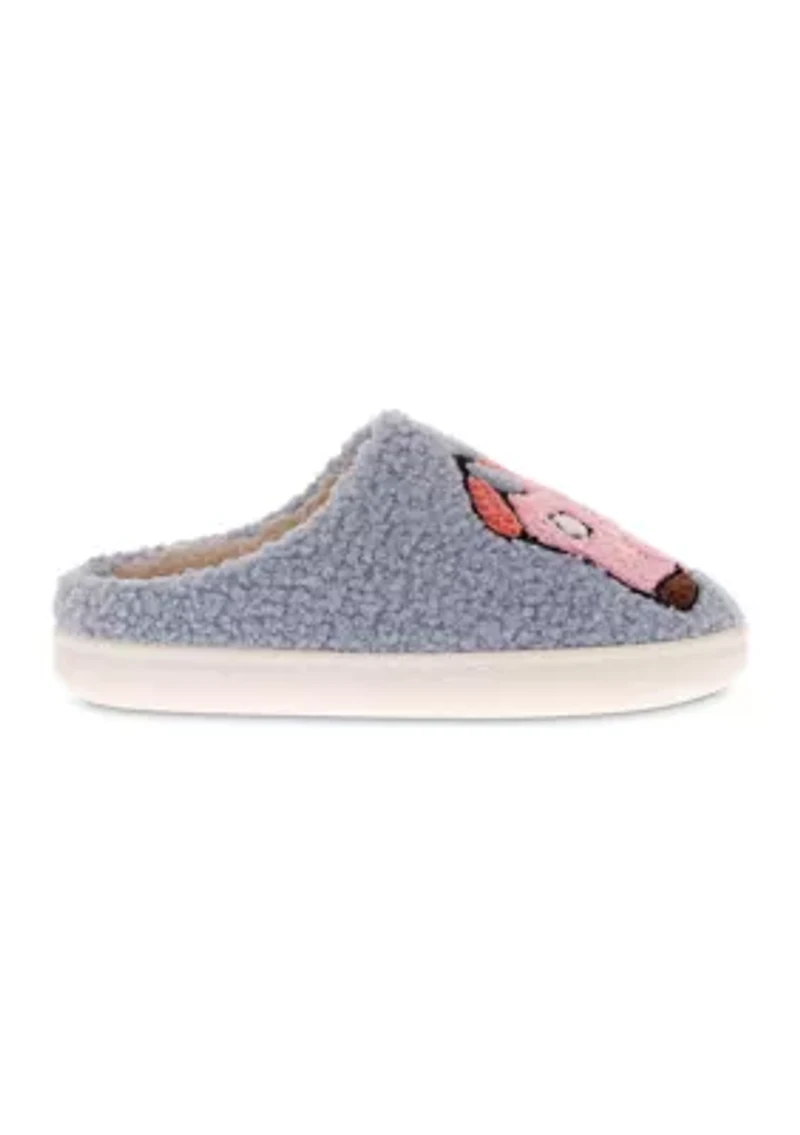 Youth Girls Fuzzy Slippers