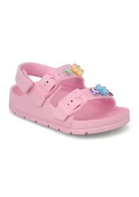 Jheza-A Buckle Gem Sandals