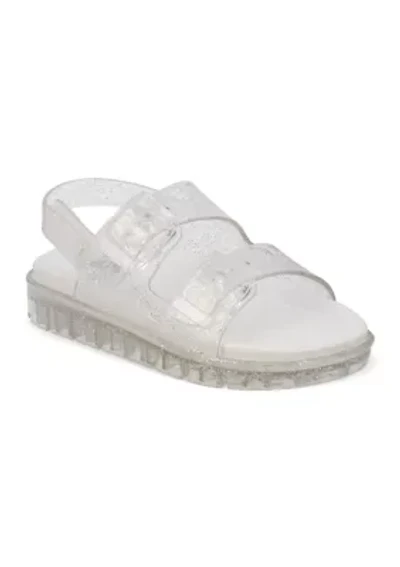 Little Kid Girls Jelly Footbed Sandals