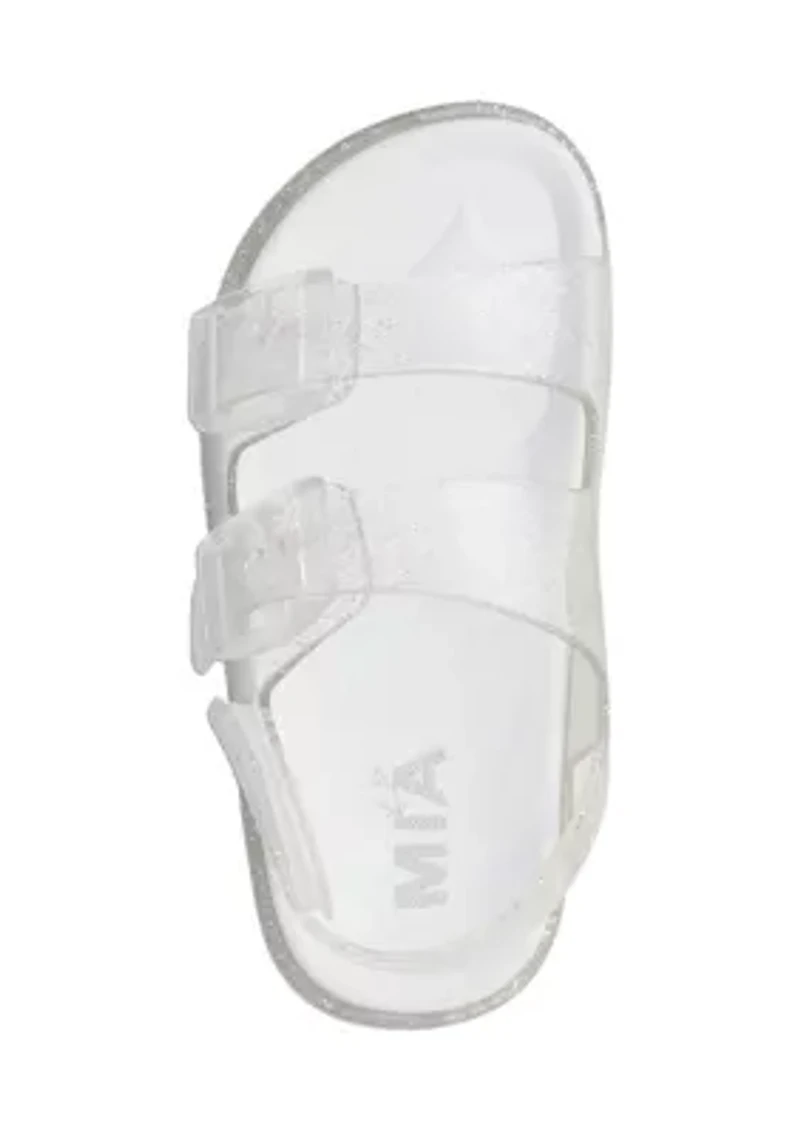 Little Kid Girls Jelly Footbed Sandals