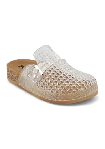 Big Girls Clarye Translucent Clogs