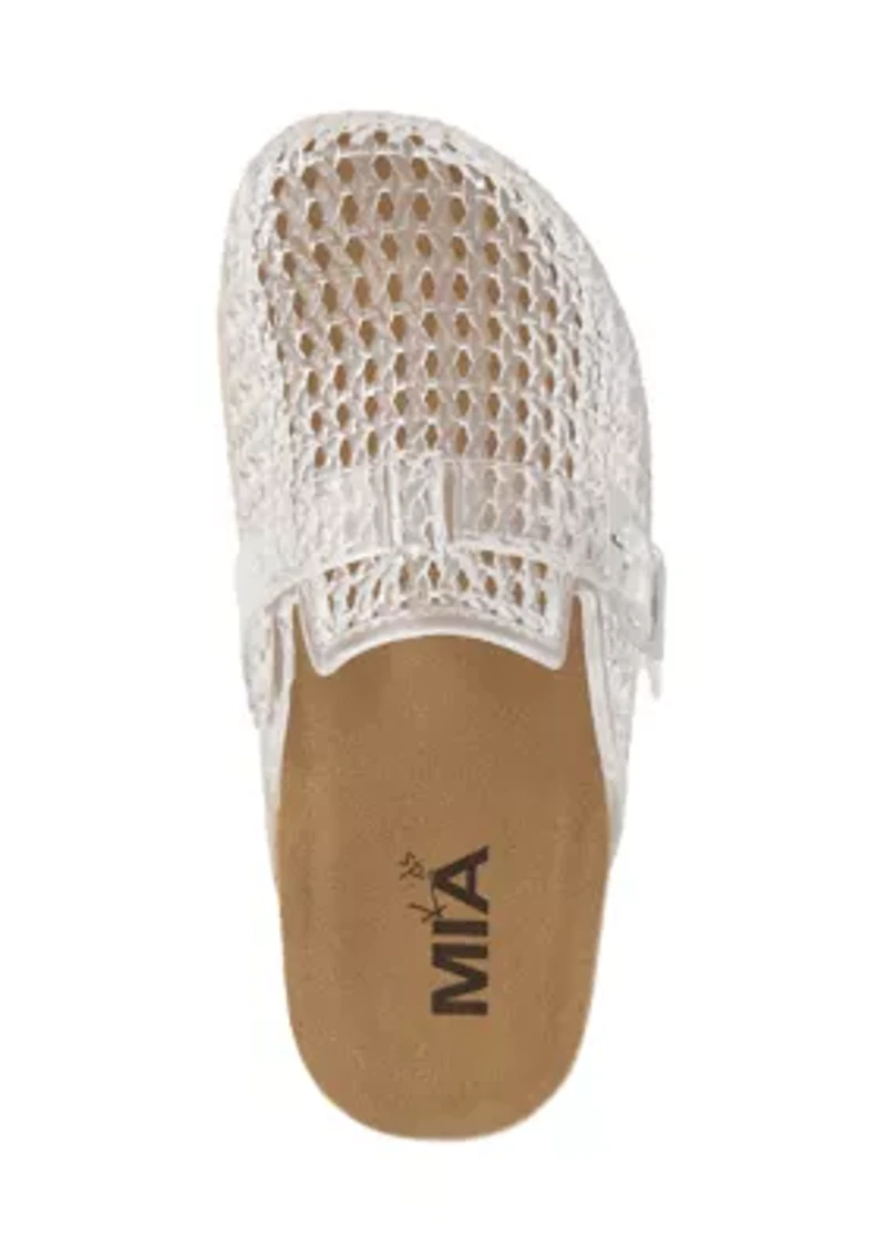 Big Girls Clarye Translucent Clogs