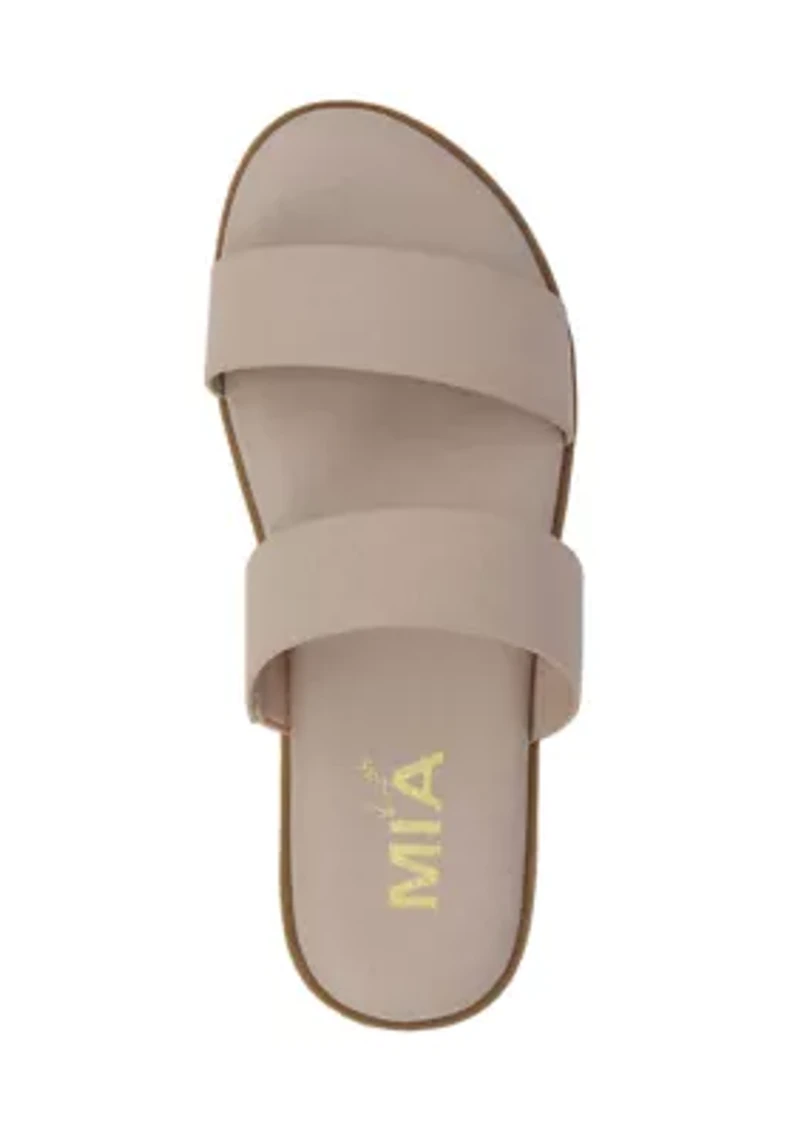 Big Kid Girls Derbe Double Band Sandals