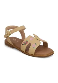 Big Girls Khrissy Natural Woven Sandals