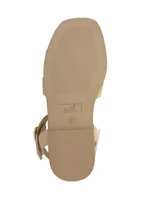 Big Girls Khrissy Natural Woven Sandals