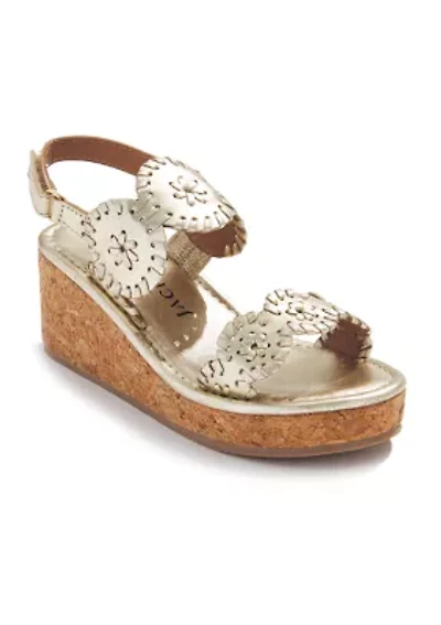 Youth Girls Lauren High Wedge Sandals