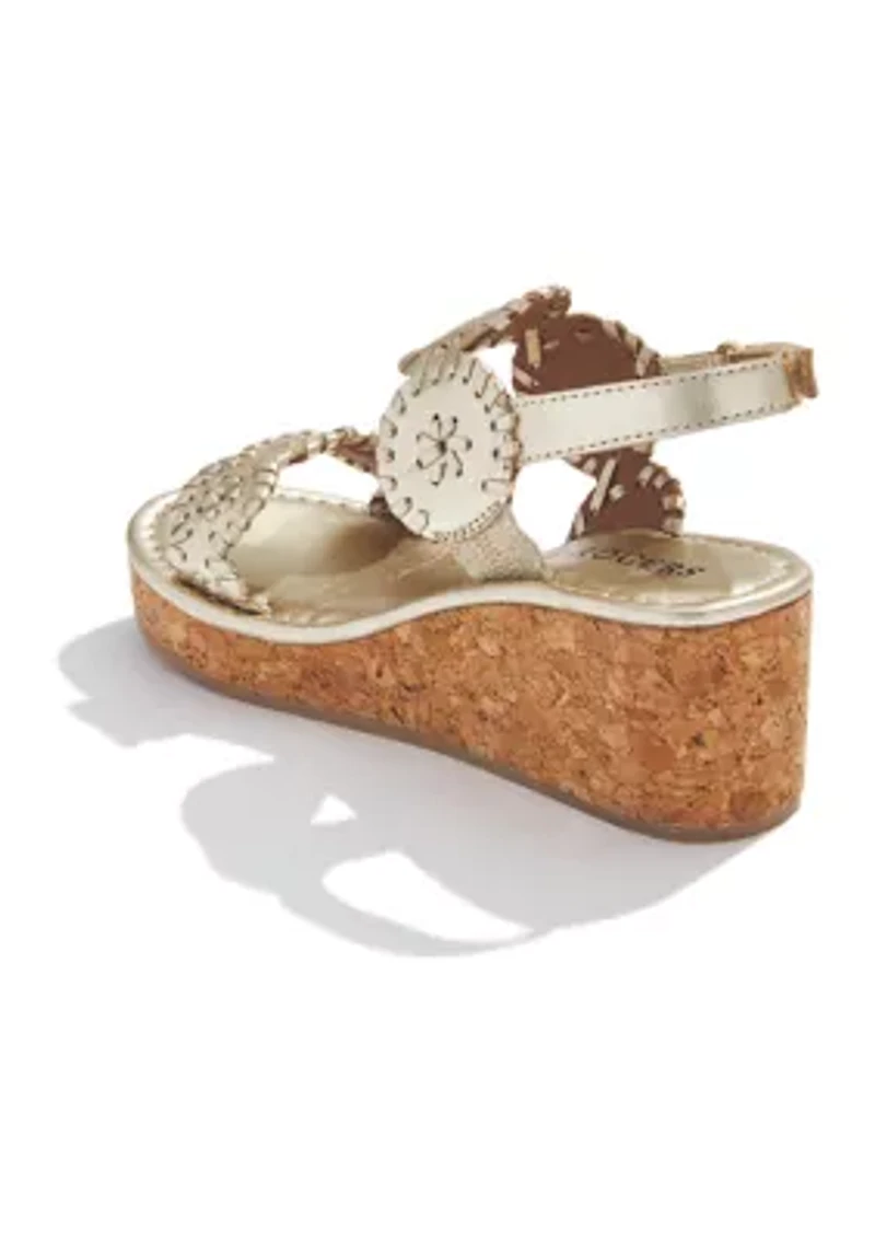 Youth Girls Lauren High Wedge Sandals