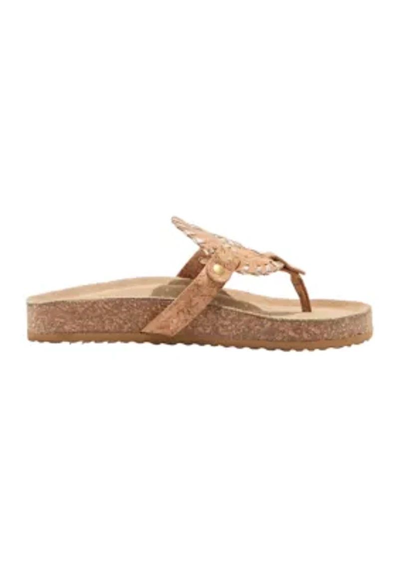 Big Kid Girls Collins Playground Flip Flop Thong Sandals