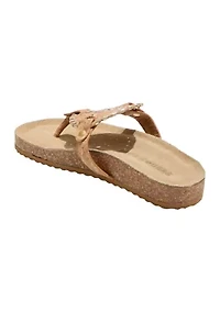 Big Kid Girls Collins Playground Flip Flop Thong Sandals