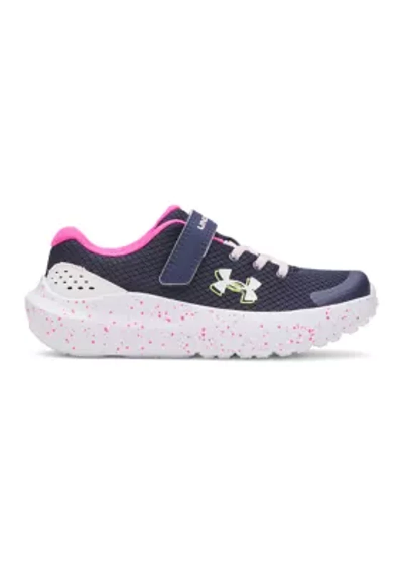 Big Kid Girls Pre-School UA Surge 4 AC Running Shoes