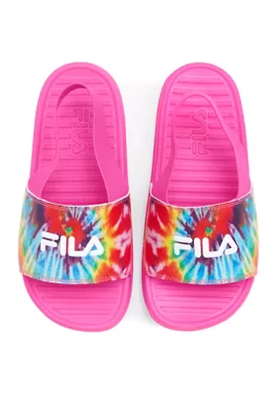 Youth Girls Beyond EVO Tie Dye Slide Sandals