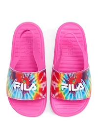 Youth Girls Beyond EVO Tie Dye Slide Sandals