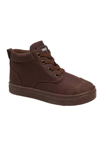 Toddler Boys Ryan Solid Hi Top Sneakers