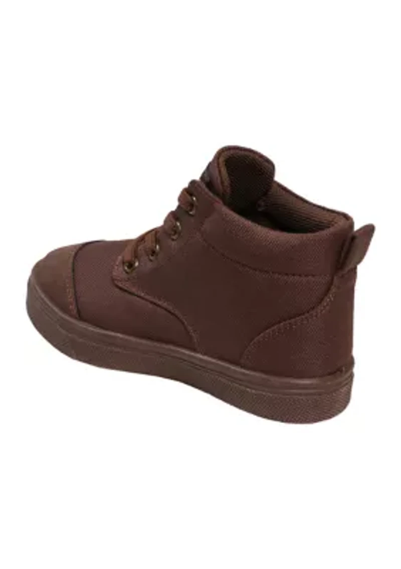 Toddler Boys Ryan Solid Hi Top Sneakers