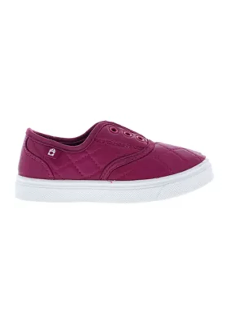 Toddler Girls Robin Quilted Slip On Sneakers
