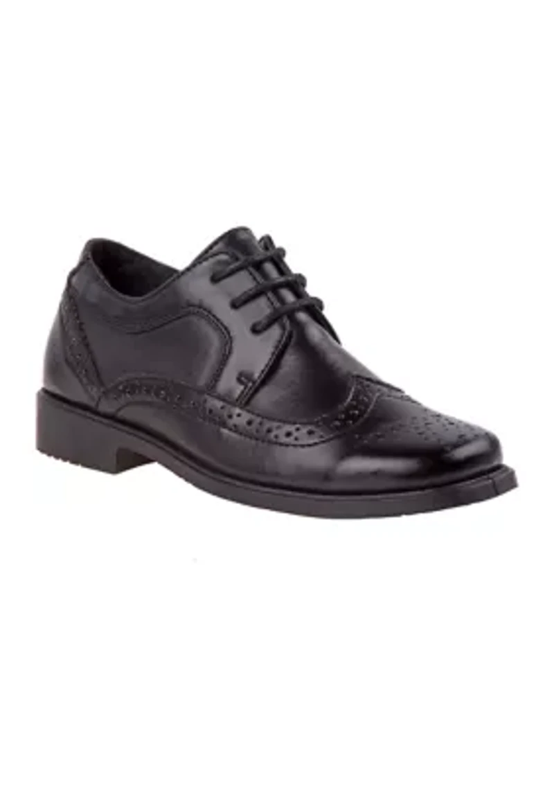 Josmo Boys Wingtip Oxford Lace Dress Shoes