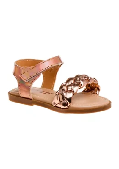 Girl Toddler Sandals with buckle. Its strong sole will last your kid for months of activity