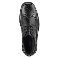 Josmo Boys Wingtip Oxford Lace Dress Shoes